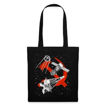 Soyuz Sputnik Rocket Soviet Union Space - Tote Bag - black - Front