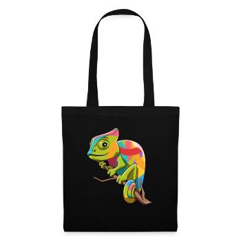 Chameleon iguanas breeding reptiles - Tote Bag - black - Front