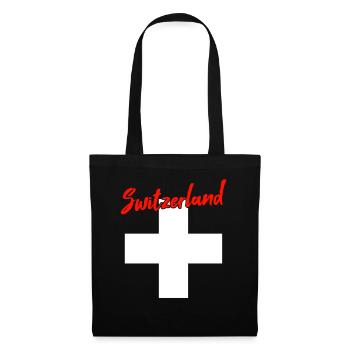 Suisse Suisse - Sac en tissu - noir - Devant