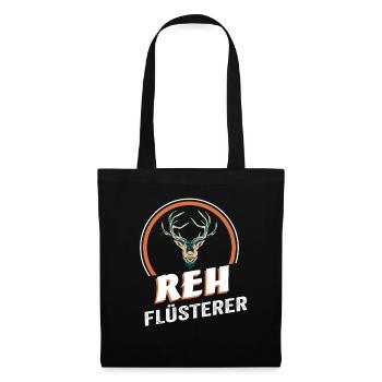 Reh Flüsterer - Stoffbeutel - Schwarz - Vorne
