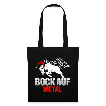 Heavy Metal Bock on Metal - Tote Bag - black - Front