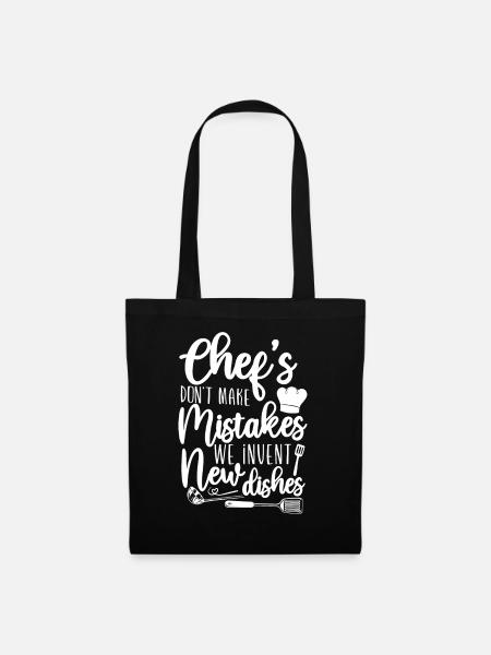 Cuisine Cuisine Cuisine Chef Chefs - Sac en tissu - noir
