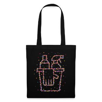 Cleaner Cleaning bucket Cleaning lady - Tote Bag - black - Front