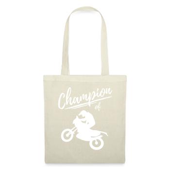 Champion de Motocross - Enduro Moto - Sac en tissu - nature - Devant