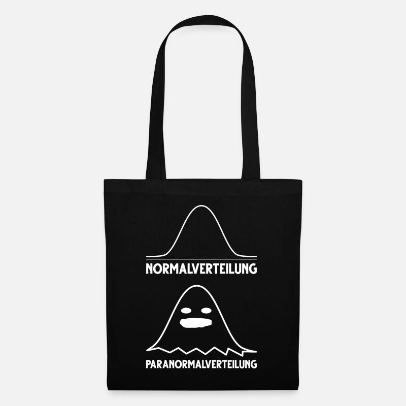 Normalverteilung Paranormalverteilung Statistik Ma - Stoffbeutel - Schwarz