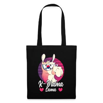 K-Drama Série de films dramatiques coréens Lama - Sac en tissu - noir - Devant
