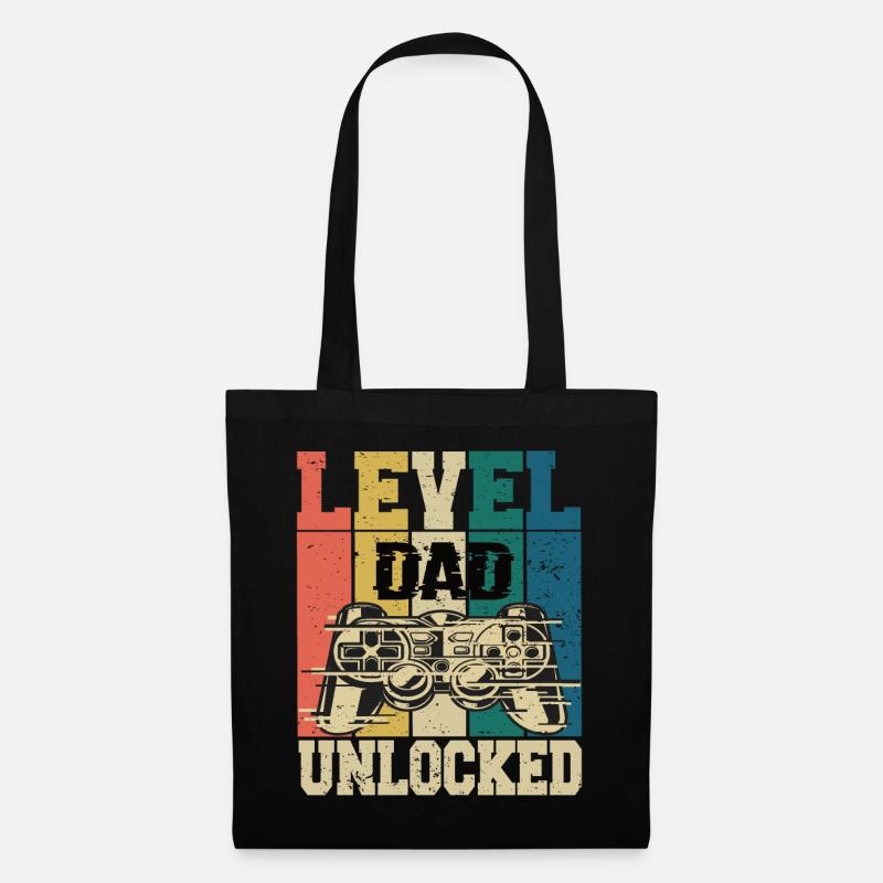 Niveau Papa débloqué - Sac en tissu - noir