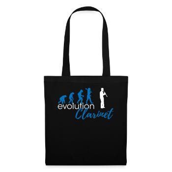 Clarinet Evolution - Tote Bag - black - Front