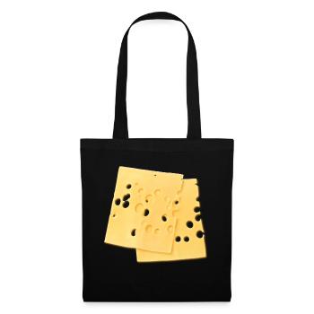 A slice of cheese for toast breakfast - Tote Bag - black - Front