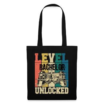 Level Bachelor Unlocked - Tote Bag - black - Front