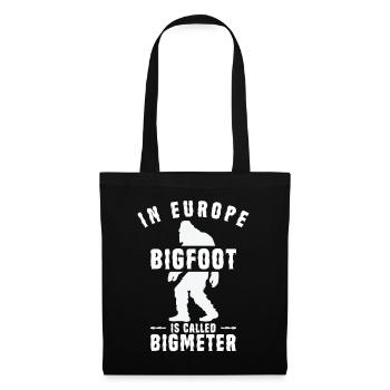 Bigfoot Sasquatch Yeti - Tote Bag - black - Front