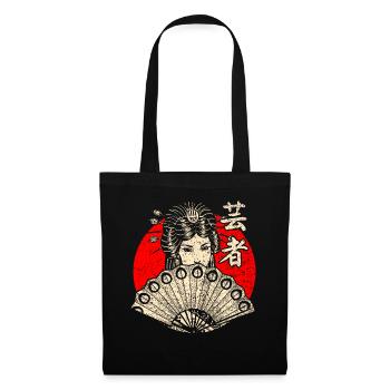 Japan Geisha - Tote Bag - black - Front
