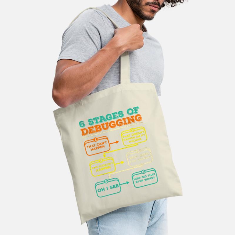 Debugging Programmer Code Funny Tote Bag
