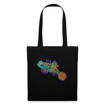 Mandarin Fish Fish Aquarium Fish Colorful Animals - Tote Bag - black - Front