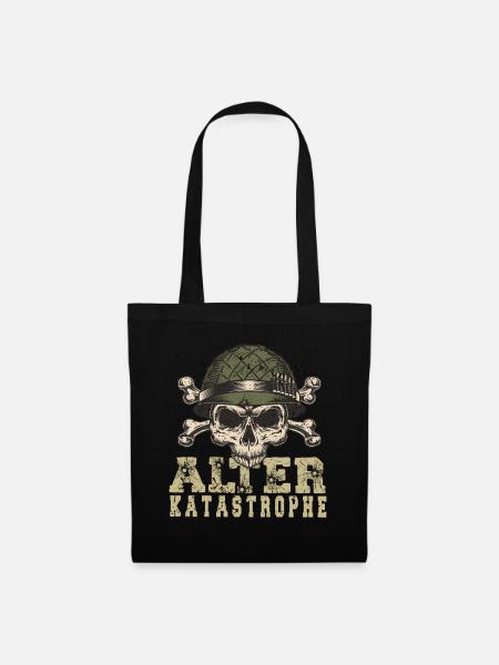 Alter Katastrophe - Stoffbeutel - Schwarz