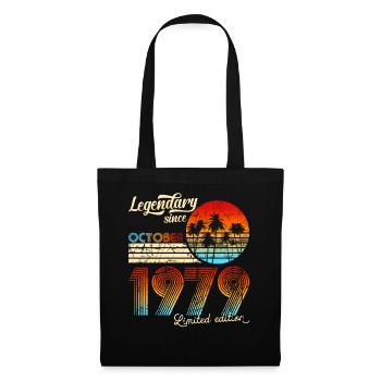Anniversaire Légendaire DePuis Octobre 1978 Cadeau - Sac en tissu - noir - Devant