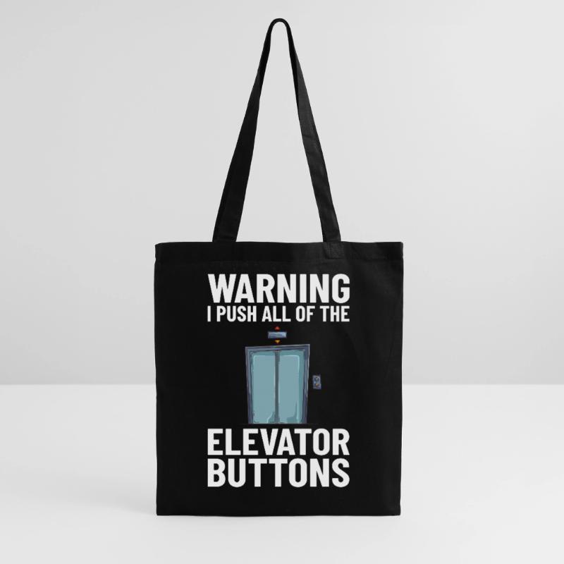 Elevator Elevator System Technician Elevator Lift Tote Bag