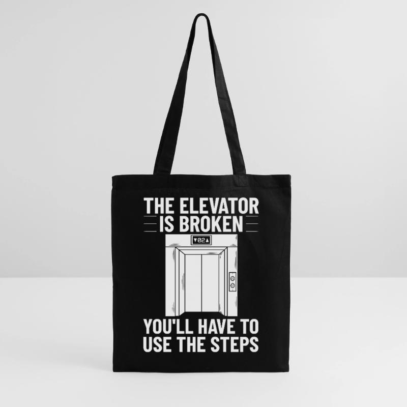 Elevator Elevator System Technician Elevator Lift Tote Bag