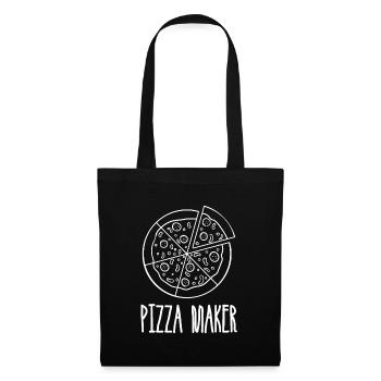 Pizza Maker Gift Pizzaiolo - Tote Bag - black - Front