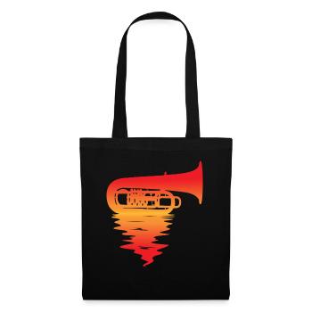 Euphonium Wind Orchestra Gift - Tote Bag - black - Front