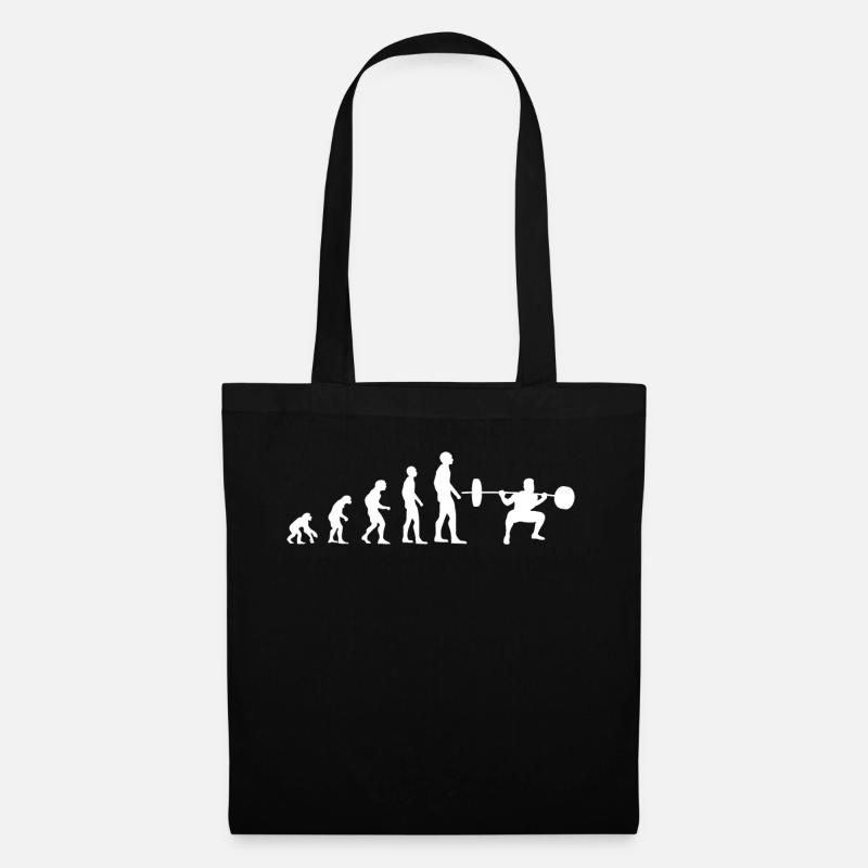 Bodybuilder Strength Sport Squats Squats Gift - Tote Bag - black