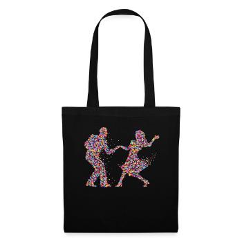 Couple Danse Danse Couple Cadeau Couple - Sac en tissu - noir - Devant