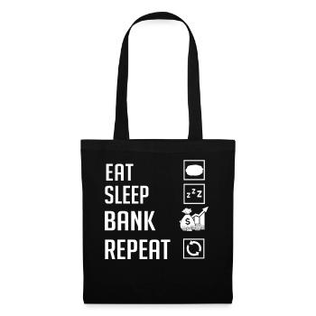 Retired Banker Investment Banking Money Bank - Tote Bag - black - Front
