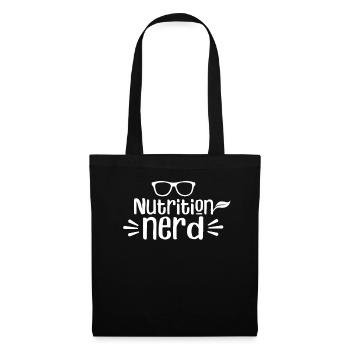 Nutrition Nerd Profession Expert Nutritionniste - Sac en tissu - noir - Devant