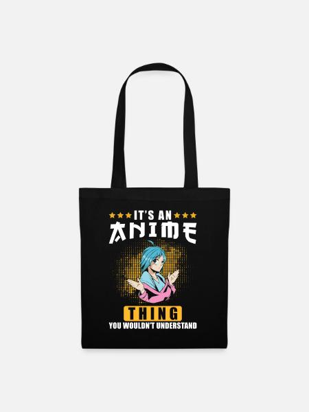 Anime - Tote Bag - black
