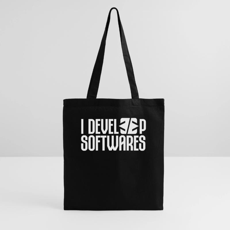 I develop software software developers Tote Bag