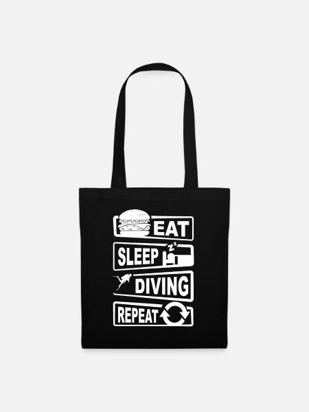 Diving Shirt For Men - Stoffbeutel - Schwarz