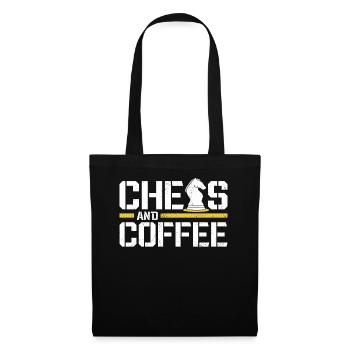 Chess Player Piece Vintage Coffee - Tote Bag - black - Front