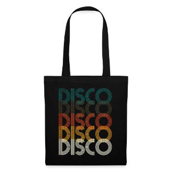 Disco Musik - Stoffbeutel - Schwarz - Vorne
