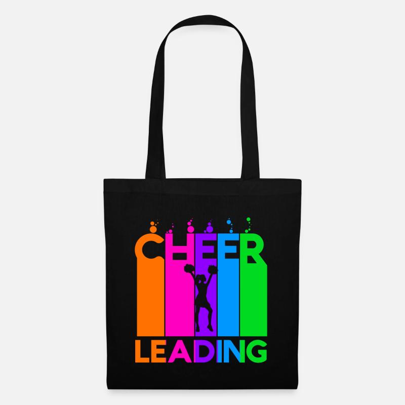 Cheerleading Farbige Bubbles - Stoffbeutel - Schwarz