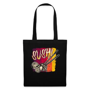 Sushi - Stoffbeutel - Schwarz - Vorne