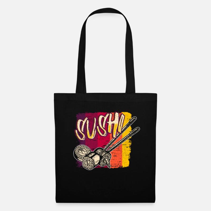 Sushi - Stoffbeutel - Schwarz