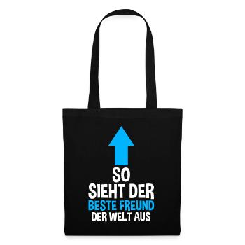 Bester Freund - Stoffbeutel - Schwarz - Vorne
