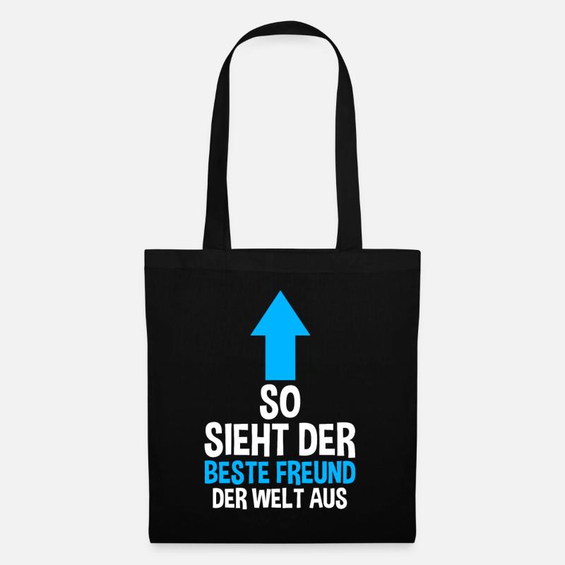 Bester Freund - Stoffbeutel - Schwarz