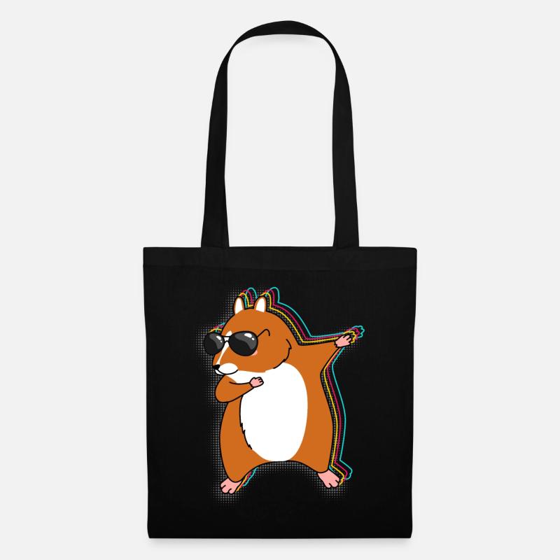 Hamster Dab - Tote Bag - black