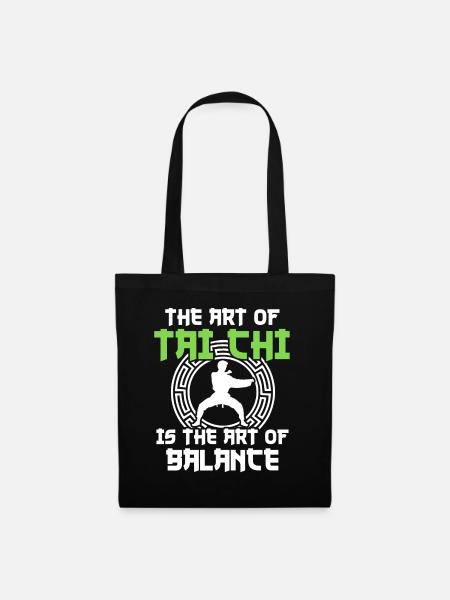 Arts Martiaux Tai Chi - Sac en tissu - noir