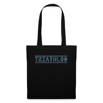 Triathlon - Sac en tissu - noir - Devant