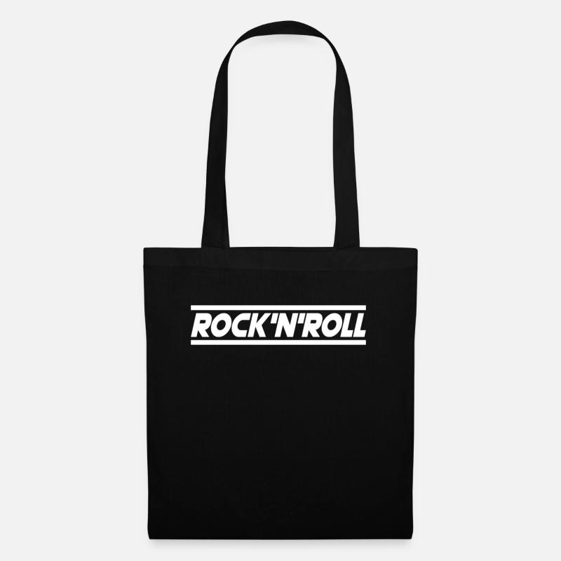 Rock n Roll - Sac en tissu - noir