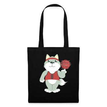 Basketball Wolf - Tote Bag - black - Front
