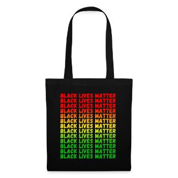 Black Lives Matter Melanin Kings Queens - Sac en tissu - noir - Devant