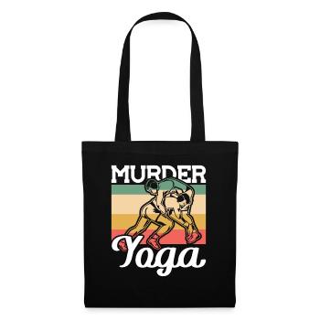 Vintage Murder Yoga Wrestler - Tote Bag - black - Front