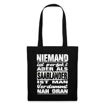 Saarländer - Stoffbeutel - Schwarz - Vorne