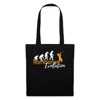 ÉVOLUTION DU TROMBONE - Sac en tissu - noir - Devant