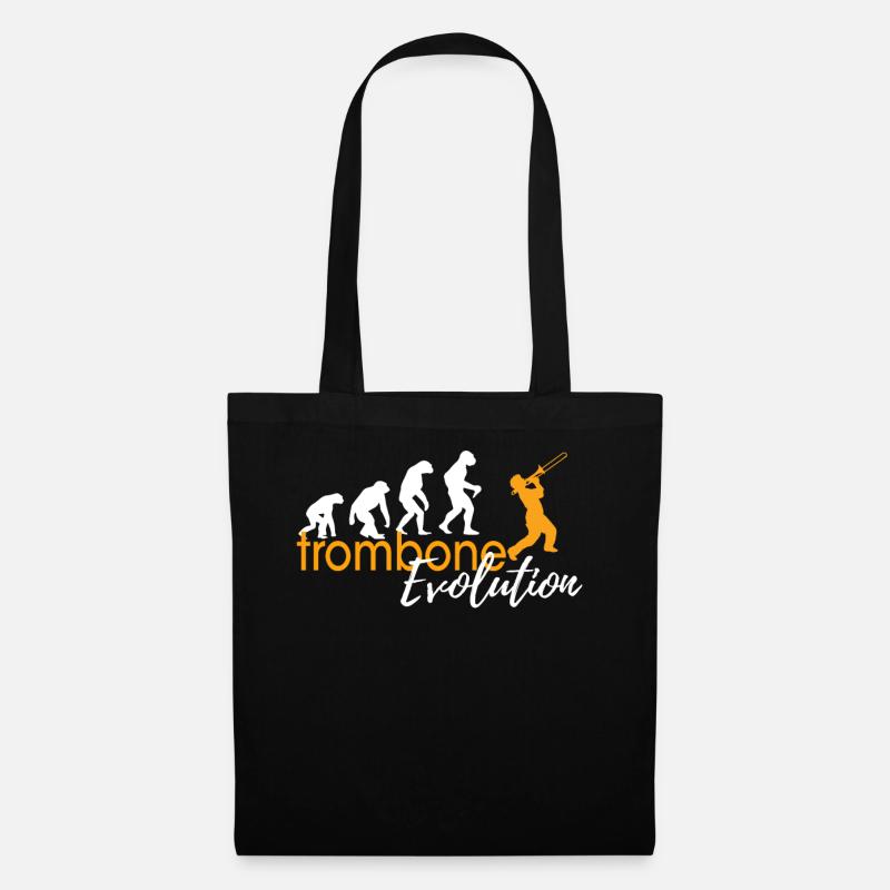 ÉVOLUTION DU TROMBONE - Sac en tissu - noir
