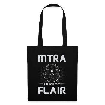 MTRA Medizinisch-Technischer Radiologie Mta - Stoffbeutel - Schwarz - Vorne