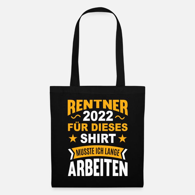 Rentner 2022 - Stoffbeutel - Schwarz